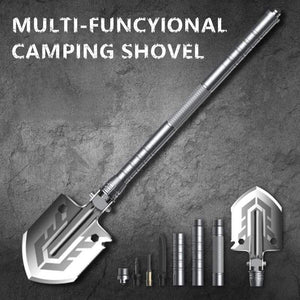 The KedStore Outdoor Multi-purpose Shovel Garden Tools Folding Military Shovel Camping Defense Security Tools