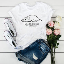 Load image into Gallery viewer, The KedStore P2665-15 / XL Summer New 90 ’s Leopard Heartbeat Short Sleeve Printed T-Shirt Harajuku Graphics