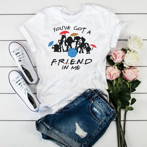 The KedStore P2665-4 / S Summer New 90 ’s Leopard Heartbeat Short Sleeve Printed T-Shirt Harajuku Graphics
