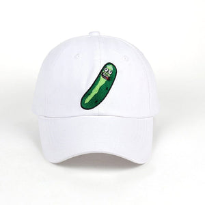 The KedStore pickle White Rick and Morty Baseball Cap Cotton Embroidered Snapback / gorra de béisbol bordada | TheKedStore