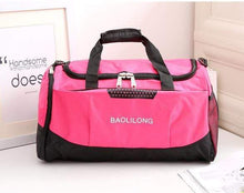 Load image into Gallery viewer, Large Sports Gym Bag With Shoes Pocket Waterproof Fitness Training Duffle Bag