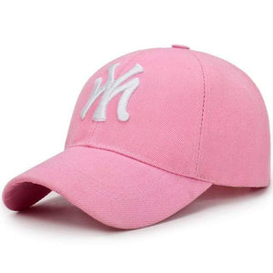 The KedStore Pink Letters Embroidered Adjustable Baseball Cap
