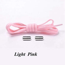 Load image into Gallery viewer, The KedStore Pink No tie Shoelaces Round Elastic Shoe Laces For Sneakers Shoelace Quick Lazy Laces Shoestrings
