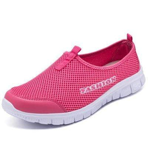 The KedStore pink red / 6 Women Casual Shoes / Comfortable Cut-Outs Flats