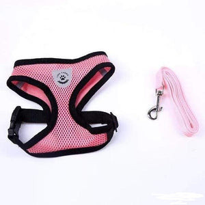 The KedStore Pink / S Vest for Cats & Small to Medium size Dogs - Adjustable with Walking Leash | TheKedStore