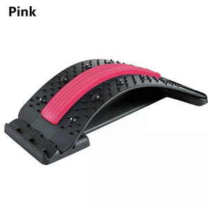 The KedStore pink Spineboard - Back Relax Stretcher - Spine Stretcher - Lumbar Support Pain Relief