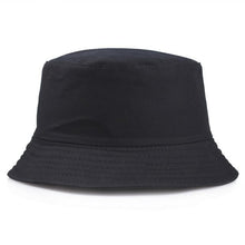 Load image into Gallery viewer, The KedStore Plain Black Embroidery Aliens Foldable Bucket panama hat | TheKedStore