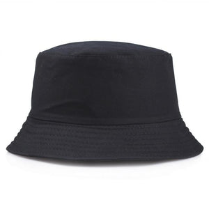 The KedStore Plain Black Embroidery Aliens Foldable Bucket panama hat | TheKedStore