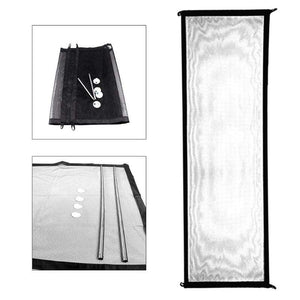 The KedStore Portable Pet Barrier Folding Breathable Mesh Net Dog Separation Guard Gate Pet Isolated Fence Enclosure Dog Safety Supplies