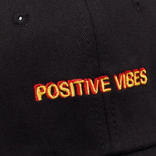 Load image into Gallery viewer, The KedStore Positive Vibes Embroidered Cotton Baseball cap