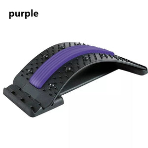 The KedStore Purple Spineboard - Back Relax Stretcher - Spine Stretcher - Lumbar Support Pain Relief