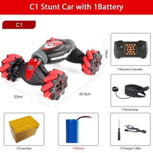 Load image into Gallery viewer, The KedStore RED C1 1B Hand Controlled Remote Control Stunt Car MINI 4WD RC | TheKedStore