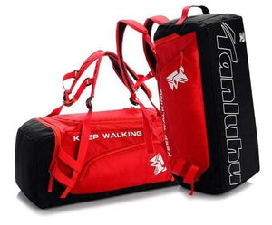 The KedStore Red Hot Big Capacity Outdoor Training Gym Bag Waterproof Sports Bag
