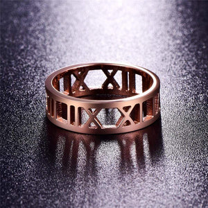 The KedStore Rose Gold / 7 Roman Ring