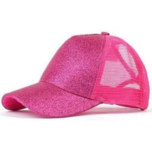 Load image into Gallery viewer, Glitter Ponytail Baseball Caps Sequins Shining Adjustable Snapback