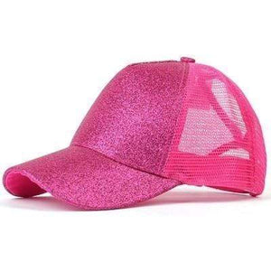 Glitter Ponytail Baseball Caps Sequins Shining Adjustable Snapback