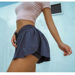 The KedStore Running Shorts Women 2 In 1 Quick-Dry Shorts Gym Shorts Breathable Yoga Shorts