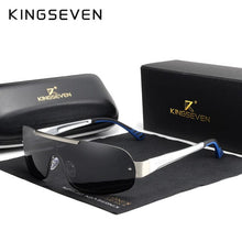 Load image into Gallery viewer, The KedStore SILVER GRAY KINGSEVEN Design Aluminum Polarized Sunglasses Goggle Integrated Lens