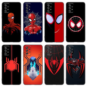 Spider-Man Logo Phone Case For Samsung Galaxy A21 A30 A50 A52 S A13 A22 A32 4G A23 A33 A53 A73 5G A12 A31 A51 A70 A71 A72 Cover