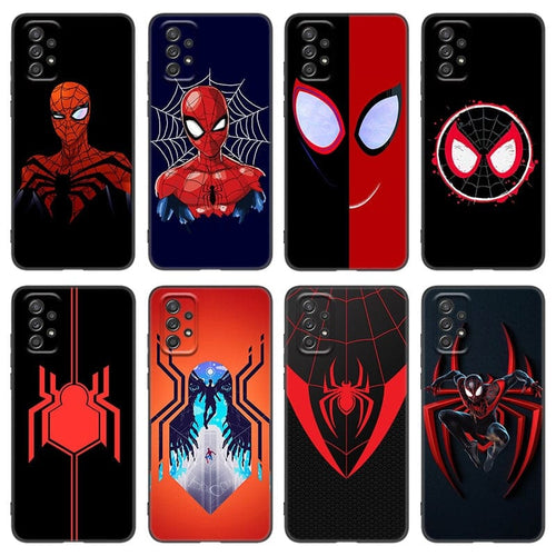 Spider-Man Logo Phone Case For Samsung Galaxy A21 A30 A50 A52 S A13 A22 A32 4G A23 A33 A53 A73 5G A12 A31 A51 A70 A71 A72 Cover