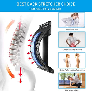 The KedStore Spineboard - Back Relax Stretcher - Spine Stretcher - Lumbar Support Pain Relief