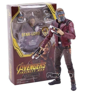 The KedStore Star Lord Avengers SHF Spider Man Upgrade Suit PS4 Game Edition SpiderMan PVC Action Figure Collectable Toy | TheKedStore