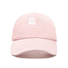 Load image into Gallery viewer, The KedStore &quot;Stay Woke&quot; embroidered Hat Adjustable Cotton baseball Cap / gorra de béisbol bordada