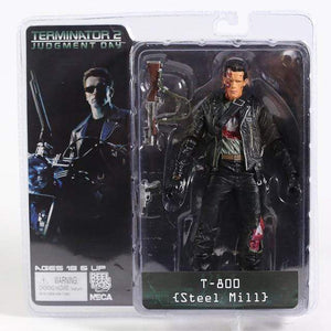 The KedStore Steel Mill NECA Terminator 2: Judgment Day T-800 Arnold Schwarzenegger PVC Action Figure Collectible Model Toy 7" 18cm
