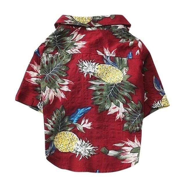 The KedStore Style G / L Summer Hawaiian Shirt / Printed Clothes For Dogs / Floral Beach Shirt Dog Puppy or Cat