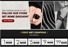 Load image into Gallery viewer, The KedStore U7 new men cuban link chain ring / 316l stainless steel band