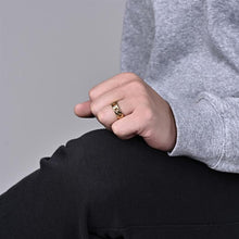 Load image into Gallery viewer, The KedStore U7 new men cuban link chain ring / 316l stainless steel band