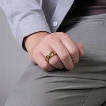 Load image into Gallery viewer, The KedStore U7 new men cuban link chain ring / 316l stainless steel band