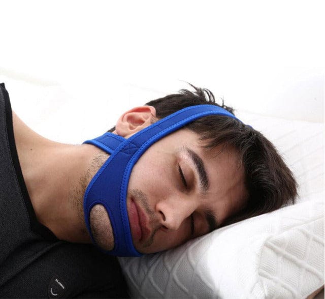 The KedStore United States / Blue Anti Snore Chin Strap - Stops Sleep Apnea for good sleep
