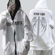 Load image into Gallery viewer, The KedStore White 2 / S / China Harajuku Oversized Hoodie Retro Gothic Punk Anime Print