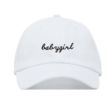 Load image into Gallery viewer, &quot;babygirl&quot; Embroidered Baseball Cap / gorra de béisbol bordada