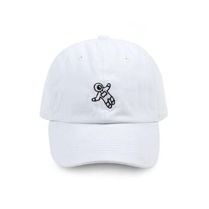 The KedStore White Embroidered baseball cap / gorra de béisbol bordada