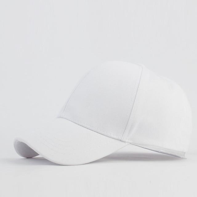 The KedStore White Glitter Ponytail Baseball Caps Sequins Shining Adjustable Snapback