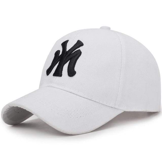 The KedStore White Letters Embroidered Adjustable Baseball Cap