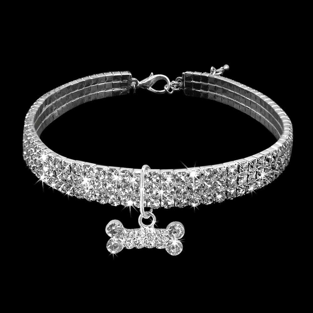 Exquisite Bling Crystal Dog Collar