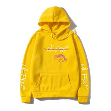 Load image into Gallery viewer, The KedStore Yellow B / S Lil Peep Hoodie. Hooded Pullover