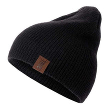 Load image into Gallery viewer, URGENTMAN Official Store (AliExpress) Black / 54cm-60cm Knitted Casual Beanie for Men &amp; Women