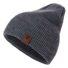 Load image into Gallery viewer, URGENTMAN Official Store (AliExpress) Dark Gray / 54cm-60cm Knitted Casual Beanie for Men &amp; Women