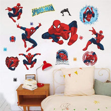 Load image into Gallery viewer, yiwu yifeibi factory customize Store (AliExpress) 3D cartoon Spiderman Wall Decals Removable PVC Wall stickers