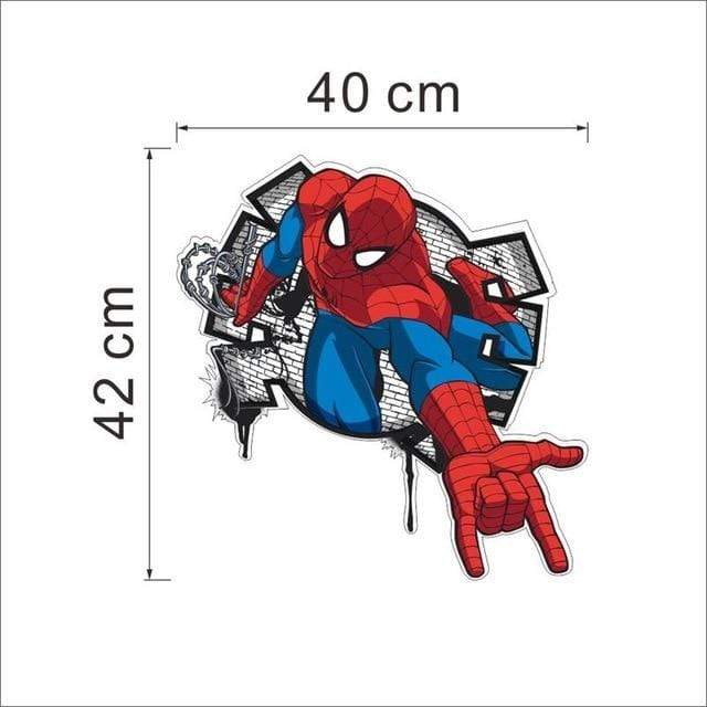 3D Spiderman Wall Decal / Removable PVC Wall sticker