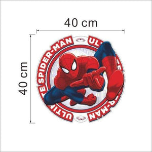 yiwu yifeibi factory customize Store (AliExpress) SDM007 3D cartoon Spiderman Wall Decals Removable PVC Wall stickers